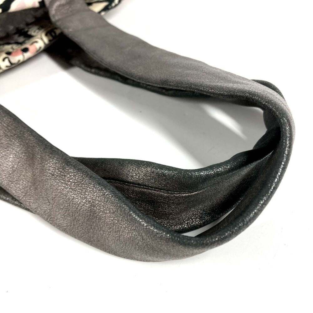 CHANEL Vintage Black Leather Logo Shoulder Bag - Picture 9 of 15